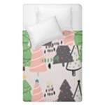 Christmas Trees Icons Duvet Cover Double Side (Single Size)