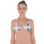Christmas Trees Icons Halter Neck Bikini Top