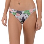 Christmas Trees Icons Band Bikini Bottoms
