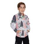 Christmas Trees Icons Kids  Windbreaker