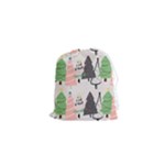 Christmas Trees Icons Drawstring Pouch (XS)