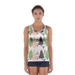 Christmas Trees Icons Sport Tank Top 