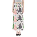 Christmas Trees Icons Full Length Maxi Skirt