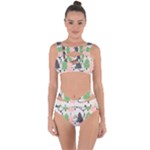 Christmas Trees Icons Bandaged Up Bikini Set 