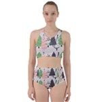 Christmas Trees Icons Racer Back Bikini Set