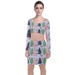 Christmas Trees Icons Top and Skirt Sets