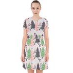 Christmas Trees Icons Adorable in Chiffon Dress