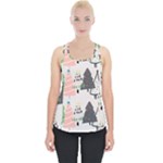 Christmas Trees Icons Piece Up Tank Top