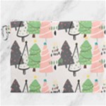 Christmas Trees Icons Canvas Cosmetic Bag (XXXL)
