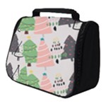 Christmas Trees Icons Full Print Travel Pouch (Small)