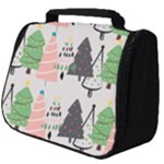 Christmas Trees Icons Full Print Travel Pouch (Big)