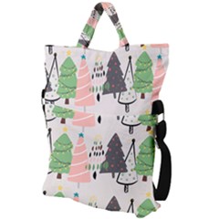 Fold Over Handle Tote Bag 