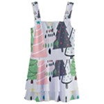 Christmas Trees Icons Kids  Layered Skirt Swimsuit