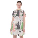 Christmas Trees Icons Sailor Dress