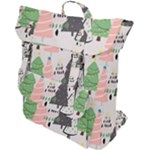 Christmas Trees Icons Buckle Up Backpack