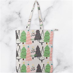 Double Zip Up Tote Bag 