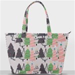 Christmas Trees Icons Back Pocket Shoulder Bag 