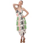 Christmas Trees Icons Layered Bottom Dress
