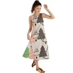 Christmas Trees Icons Summer Maxi Dress