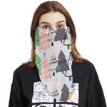 Christmas Trees Icons Face Covering Bandana (Triangle)