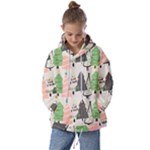 Christmas Trees Icons Kids  Oversized Hoodie