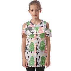 Fold Over Open Sleeve Top 