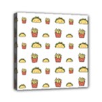 Fries Taco Pattern Fast Food Mini Canvas 6  x 6  (Stretched)