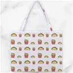 Fries Taco Pattern Fast Food Mini Tote Bag