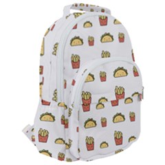 Rounded Multi Pocket Backpack 