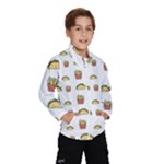 Fries Taco Pattern Fast Food Kids  Windbreaker