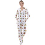 Fries Taco Pattern Fast Food Women s Tracksuit