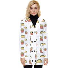 Button Up Hooded Coat  