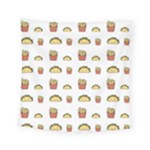 Fries Taco Pattern Fast Food Square Tapestry (Small)
