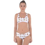 Fries Taco Pattern Fast Food Criss Cross Bikini Set