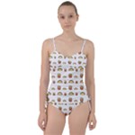 Fries Taco Pattern Fast Food Sweetheart Tankini Set