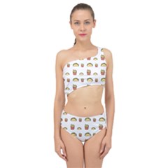 Spliced Up Two Piece Swimsuit 