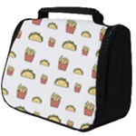 Fries Taco Pattern Fast Food Full Print Travel Pouch (Big)