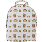 Fries Taco Pattern Fast Food Mini Full Print Backpack