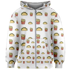 Kids  Zipper Hoodie Without Drawstring 