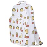 Fries Taco Pattern Fast Food Double Compartment Backpack
