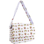 Fries Taco Pattern Fast Food Courier Bag