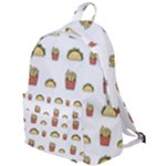 Fries Taco Pattern Fast Food The Plain Backpack