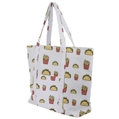 Zip Up Canvas Bag 