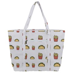 Zip Up Canvas Bag 