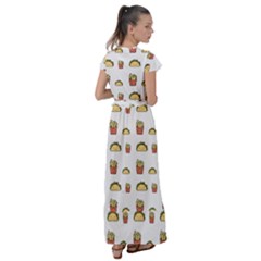 Flutter Sleeve Maxi Dress 