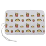 Fries Taco Pattern Fast Food Pen Storage Case (S)