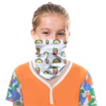 Fries Taco Pattern Fast Food Face Covering Bandana (Kids)