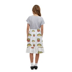 Kids  Ruffle Flared Wrap Midi Skirt 