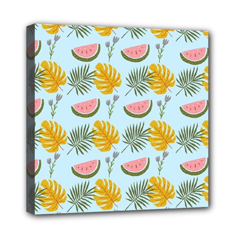 Summer Pattern Texture Vibes Mini Canvas 8  x 8  (Stretched) from ArtsNow.com
