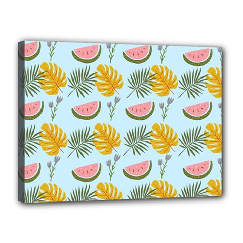 Summer Pattern Texture Vibes Canvas 16  x 12  (Stretched) from ArtsNow.com
